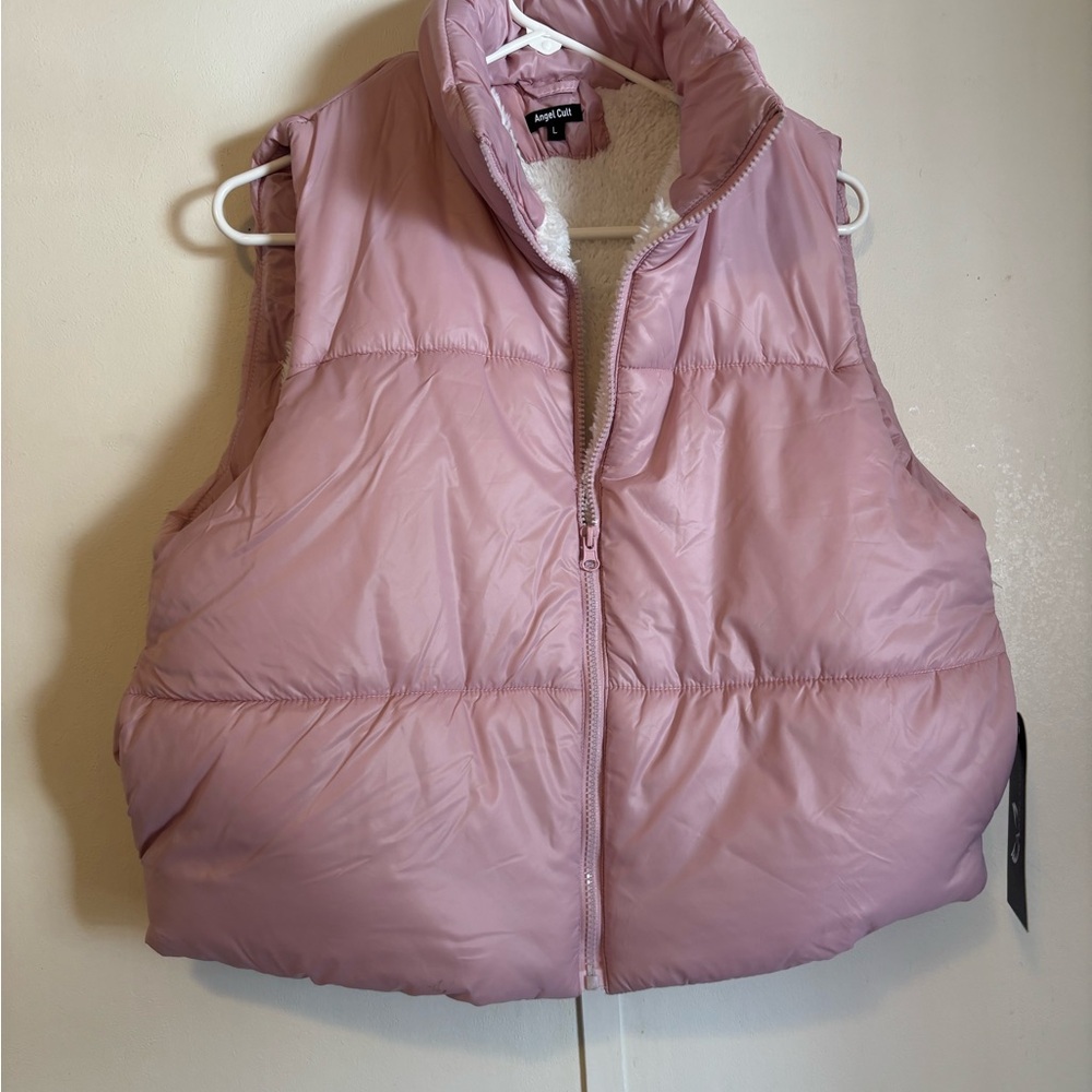 Pink Puffer Vest